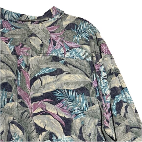 Tommy Bahama Men's Coastline Cord Lush Vines Leaf Print Corduroy Button Down XXL - Picture 11 of 16